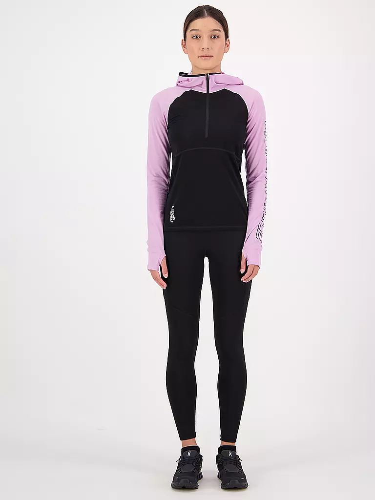 MONS ROYALE | Damen Funktionsshirt Bella Tech mit Zip | Lilas