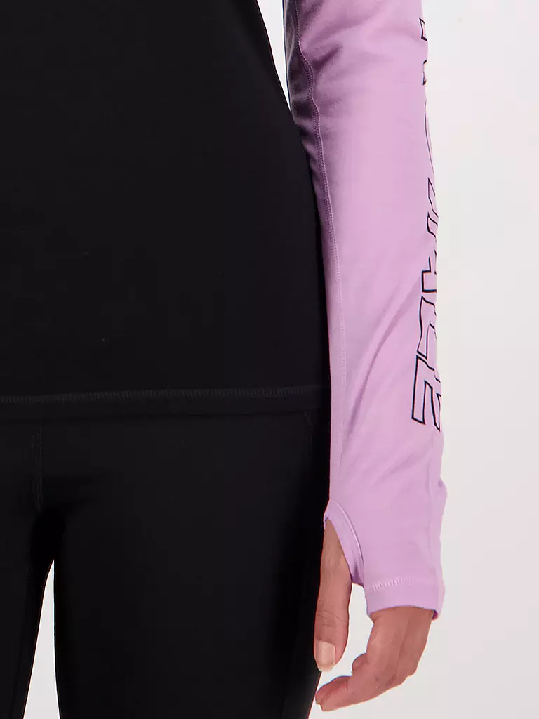 MONS ROYALE | Damen Funktionsshirt Bella Tech mit Zip | Lilas