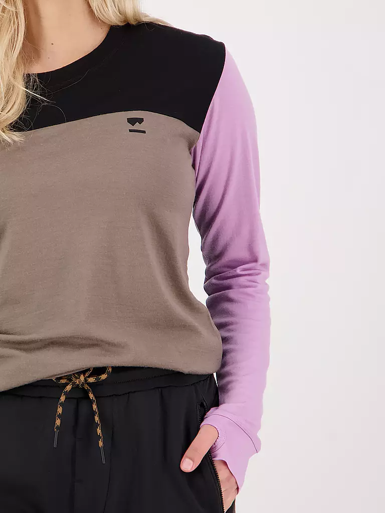 MONS ROYALE | Damen Funktionsshirt Yotei BF Tech LS | Olive