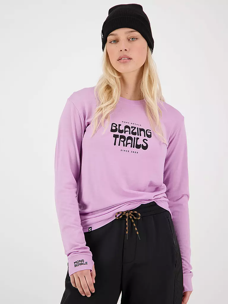 MONS ROYALE | Damen Funktionsshirt Yotei Classics | Lilas