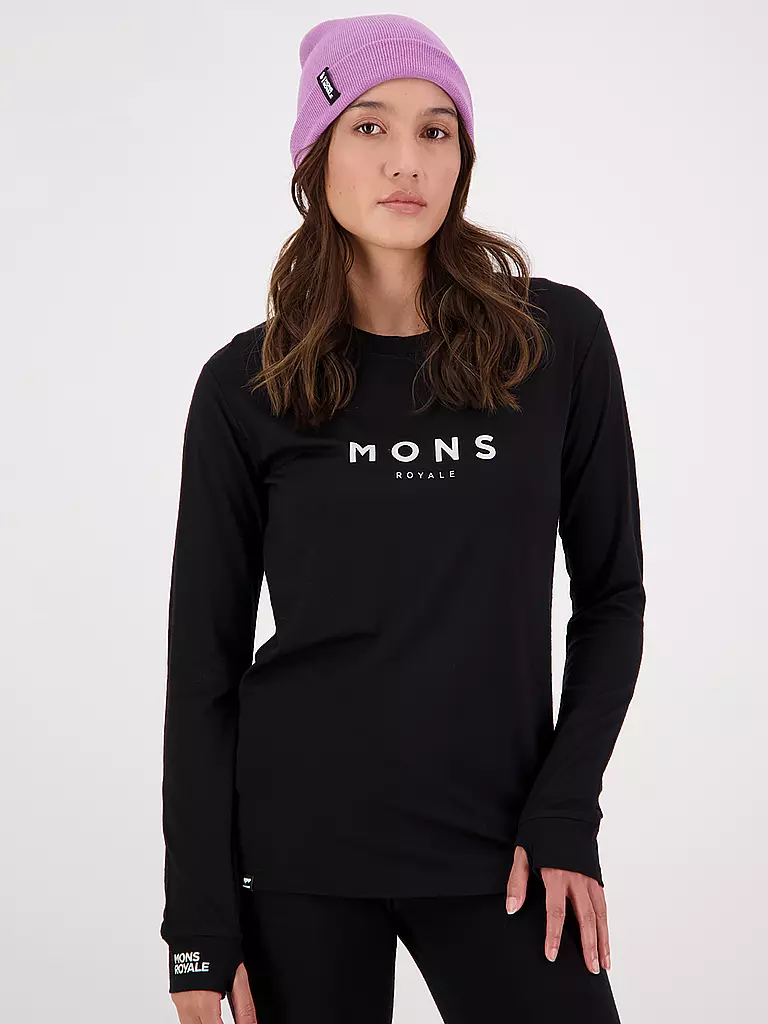 MONS ROYALE | Damen Funktionsshirt Yotei Classics | Noir