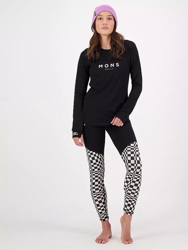 MONS ROYALE | Damen Funktionsshirt Yotei Classics | Noir