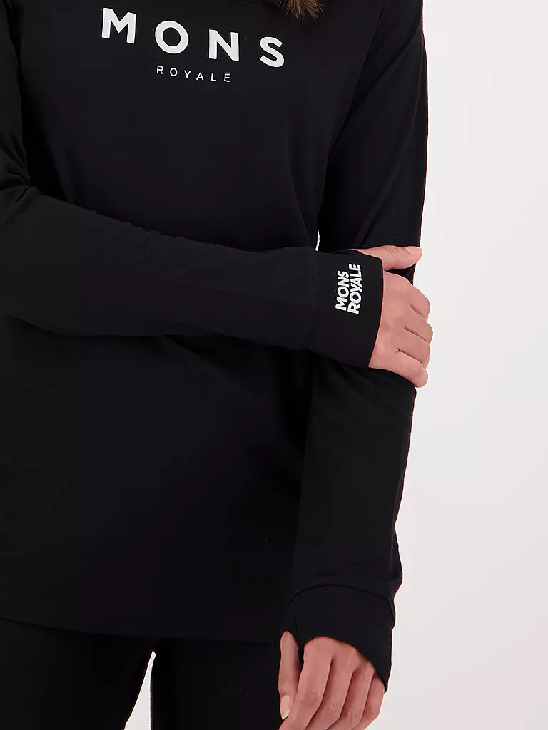 MONS ROYALE | Damen Funktionsshirt Yotei Classics | Noir