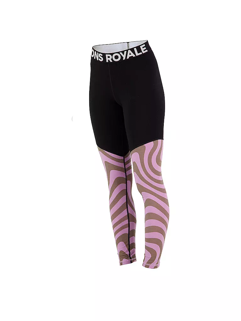 MONS ROYALE | Damen Funktionstight Cascade Merino Flex 200 | Noir