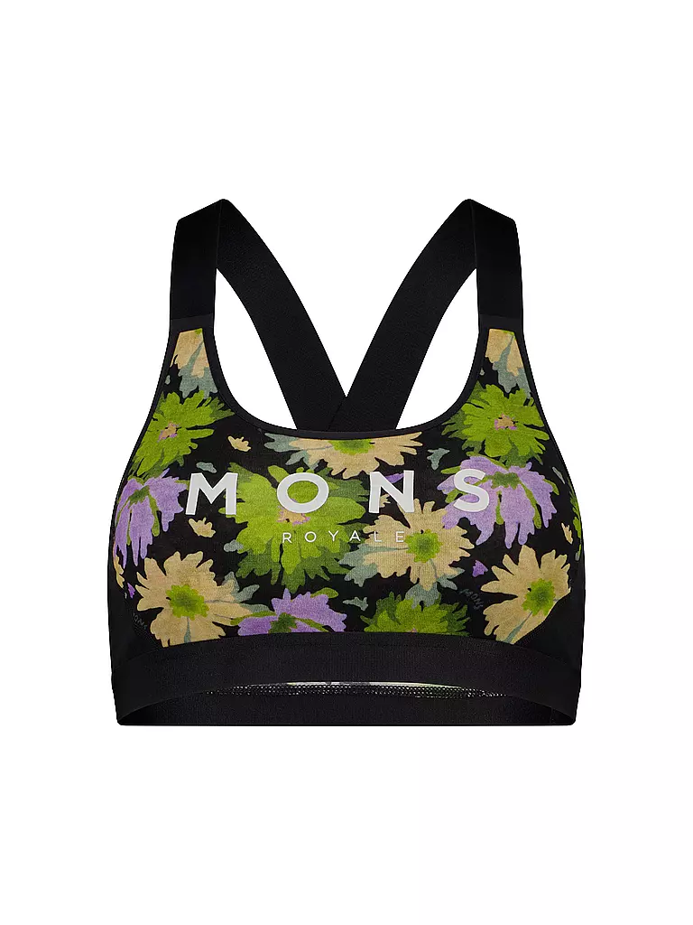 MONS ROYALE | Damen Sport-BH Stella X-Back Low Support | Olive