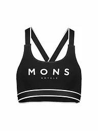 MONS ROYALE | Damen Sport-BH Stella-X Low Support | Noir