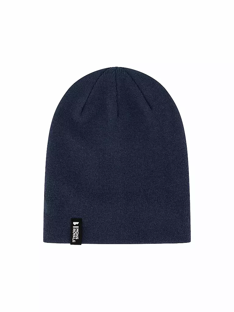 MONS ROYALE | Mütze Mc Cloud Merino | Bleu foncé