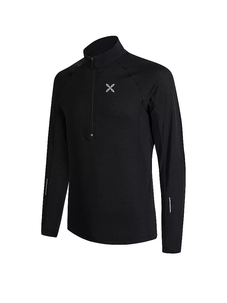 MONTURA | Herren Touren Zipshirt Run Soft | Noir