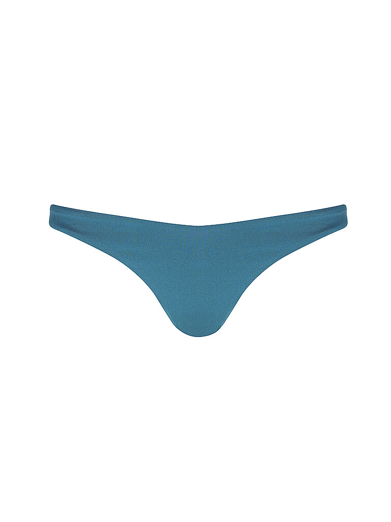 Culotte de bikini taille haute, modèle Young pétrole M