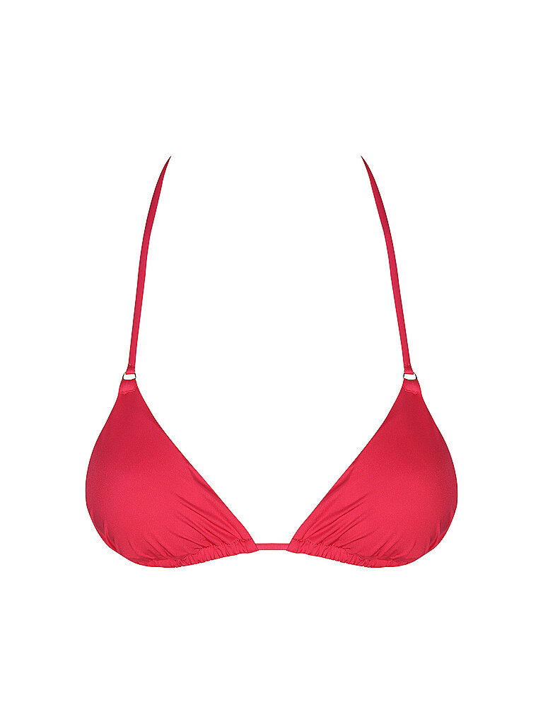 Haut de bikini triangles rouge 40