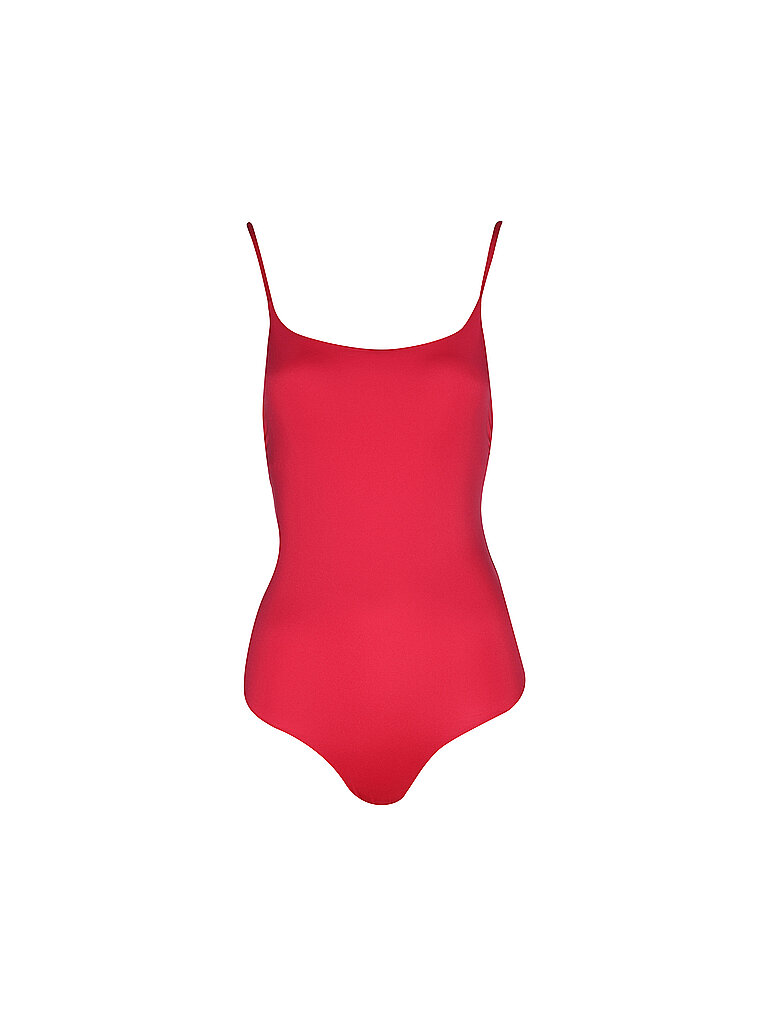 Maillot de bain basiques rouge 38