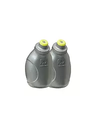 NATHAN | Lot de 2 flasques avec bouchon Push Pull | Gris