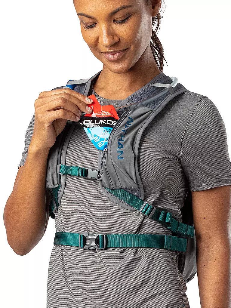 NATHAN | Sac à dos Crossover 10L avec poche à eau 1,5L | 