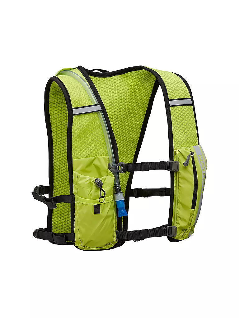 NATHAN | Sac d'hydratation Hypernight QuickStart 2.0 4L avec poche à eau de 1,5L | Jaune