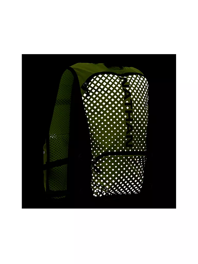 NATHAN | Sac d'hydratation Hypernight QuickStart 2.0 4L avec poche à eau de 1,5L | Jaune