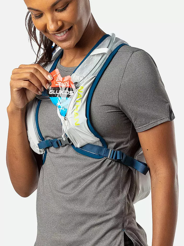 NATHAN | Trinkrucksack Crossover Pack 5L inkl. 1,5L Blase | Gris