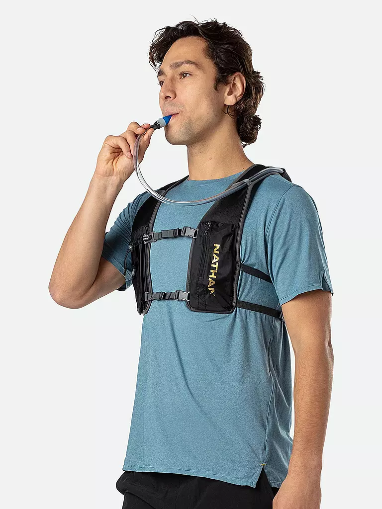 NATHAN | Trinkrucksack Quickstart 4L inkl. 1,5L Blase | Noir