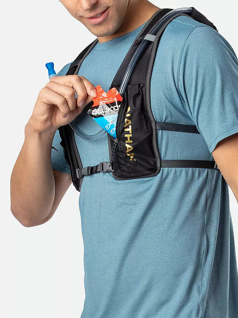 NATHAN | Trinkrucksack Quickstart 4L inkl. 1,5L Blase | Noir
