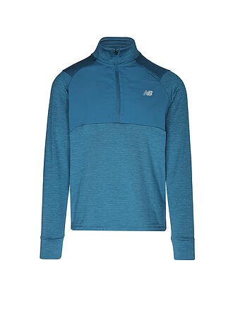 NEW BALANCE | T-shirt zippé de course pour homme RC Essentials Heat Grid