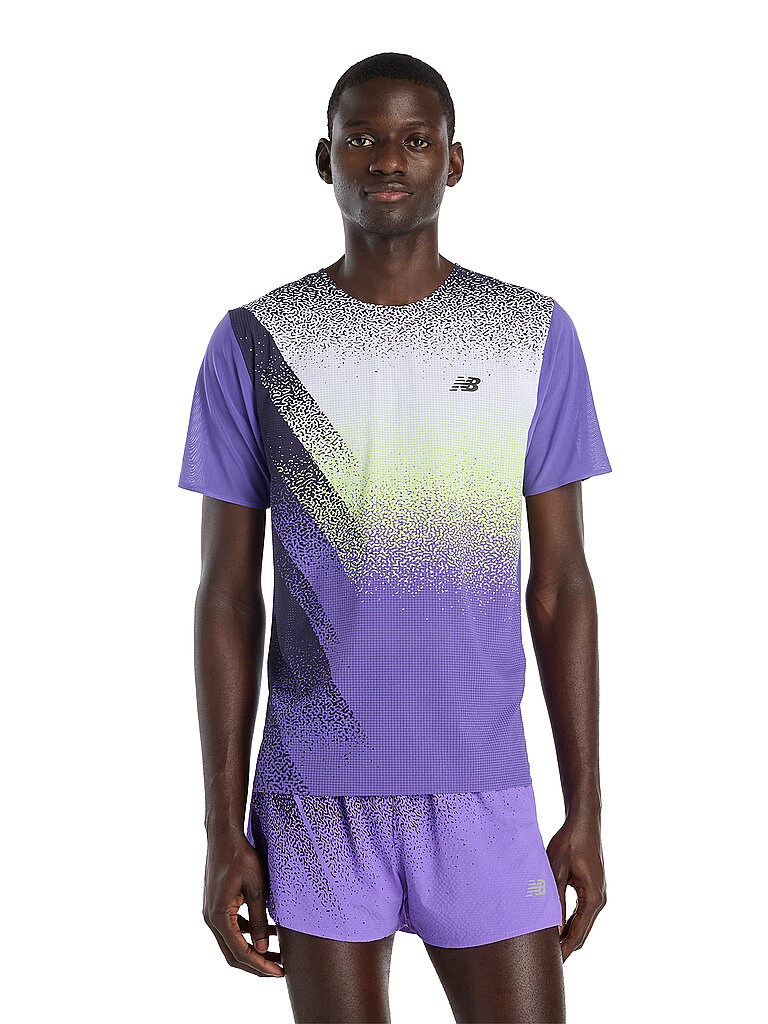 T-shirt de running Race Day Ultra Light imprimé violet S