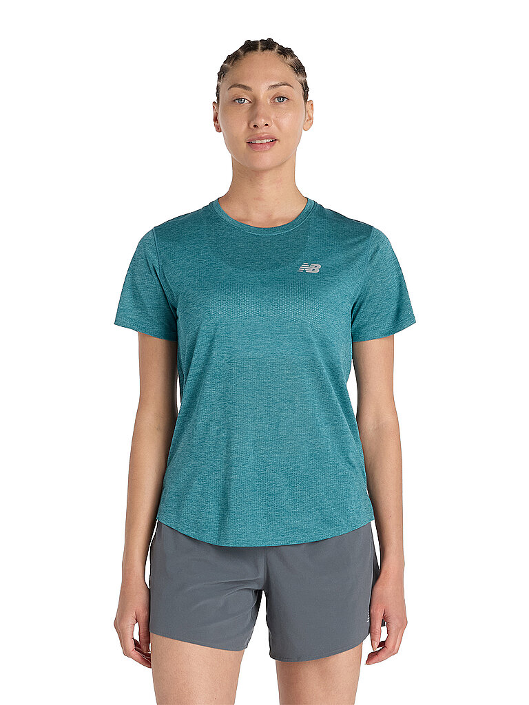 T-shirt de course Essentials vert foncé S
