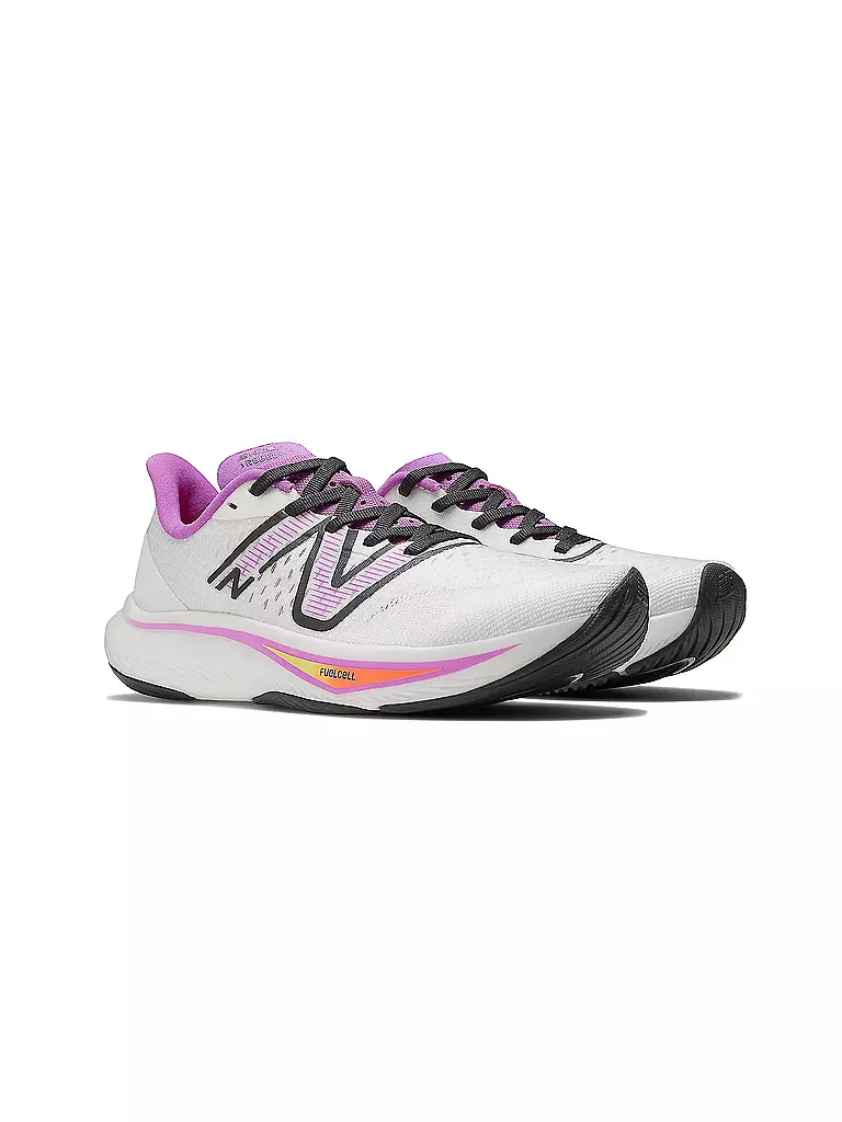 NEW BALANCE | Damen Wettkampf Laufschuhe FuelCell Rebel v3 | Blanc