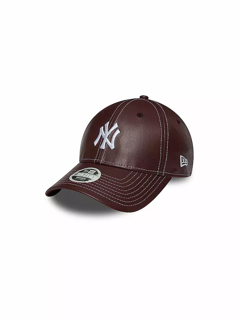 NEW ERA | Casquette Femme MLB Topstitch PU 9FORTY | Rouge foncé