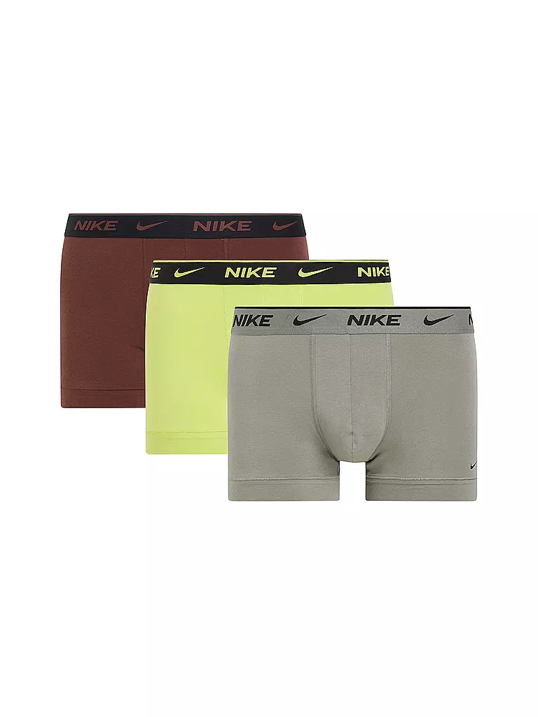 NIKE UNDERWEAR | Boxershorts Trunk Homme Lot de 3 | Jaune
