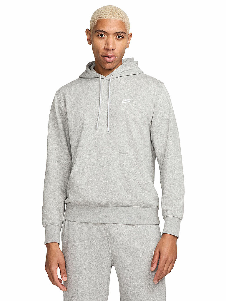 Sweat à capuche NK Club French Terry gris XXL