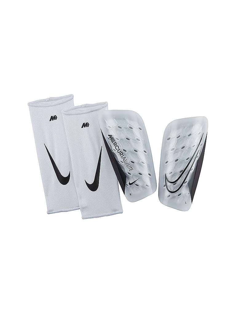 Protège-tibias de football Mercurial Lite blanc L