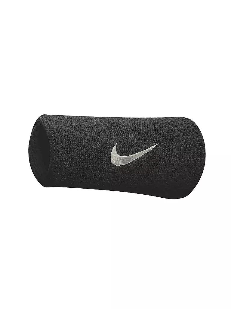 NIKE | Bandeau de poignet de tennis Swoosh Doublewide | Noir