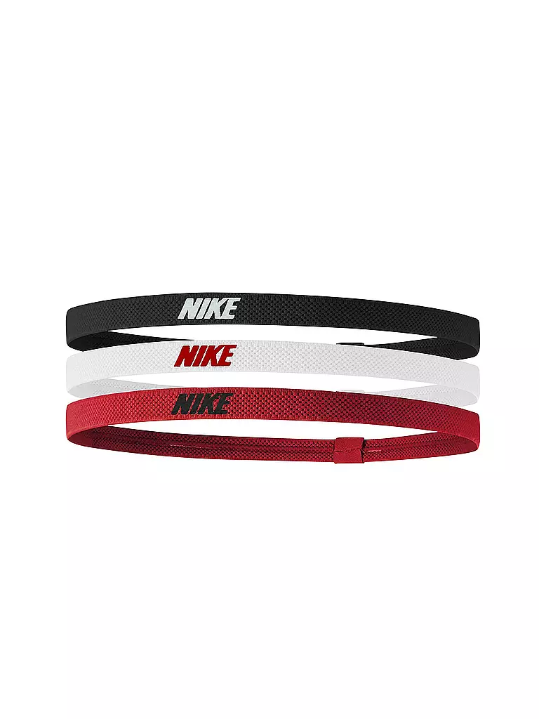 NIKE | Bandeaux Élastiques Femme Lot de 3 | Rouge