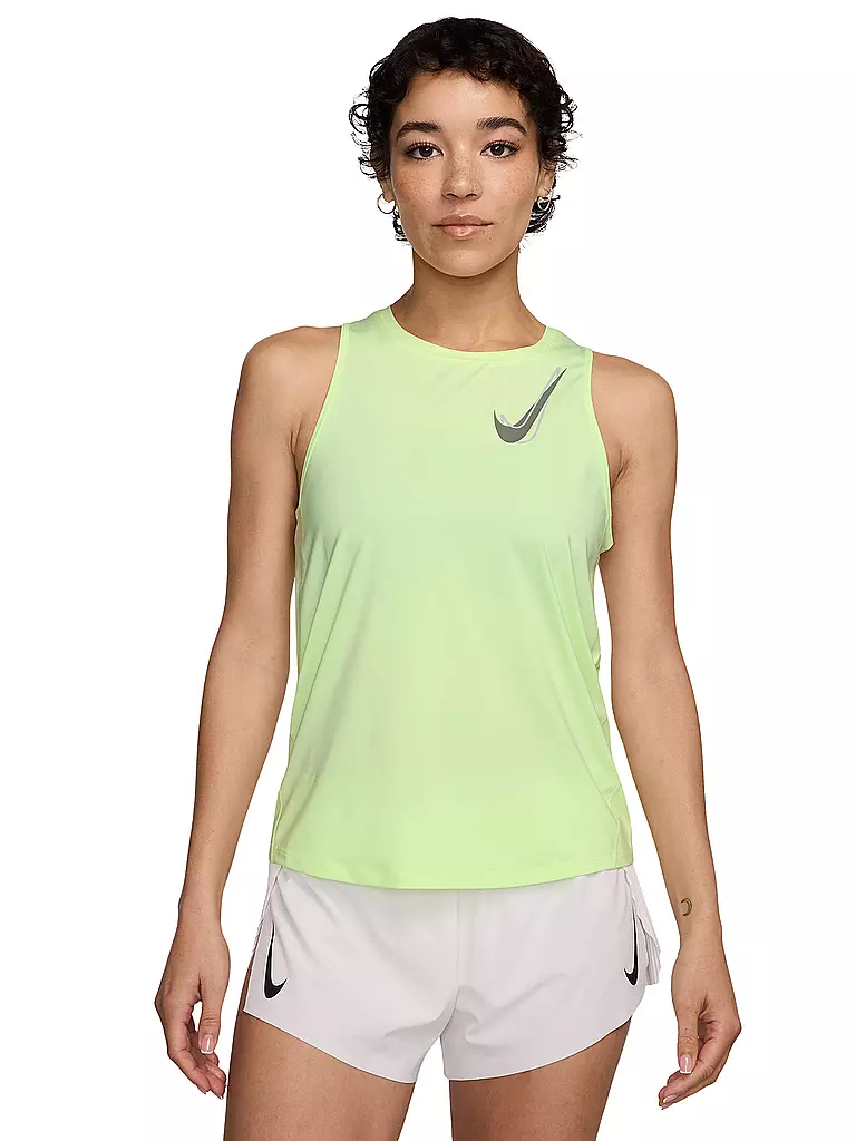 NIKE | Débardeur de course pour femme One Swoosh | Vert clair