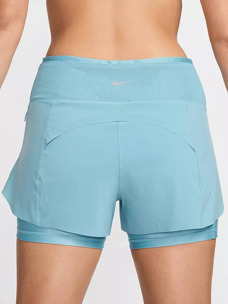 NIKE | Damen 2in1 Laufshort Dri-FIT Swift | Bleu clair