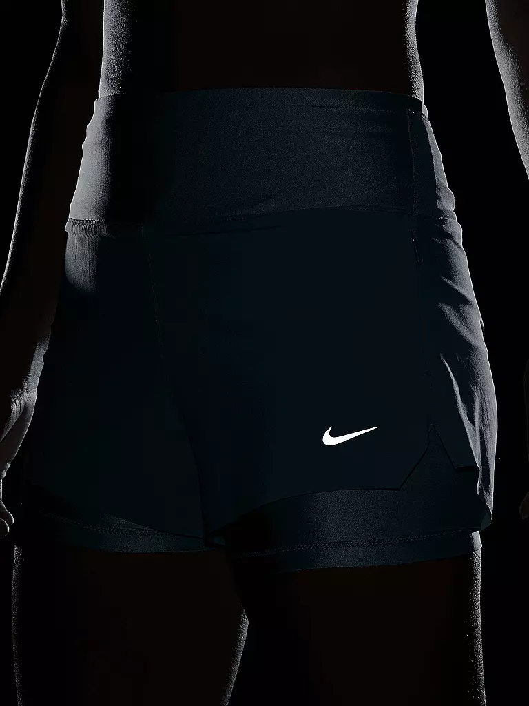 NIKE | Damen 2in1 Laufshort Dri-FIT Swift | Bleu clair