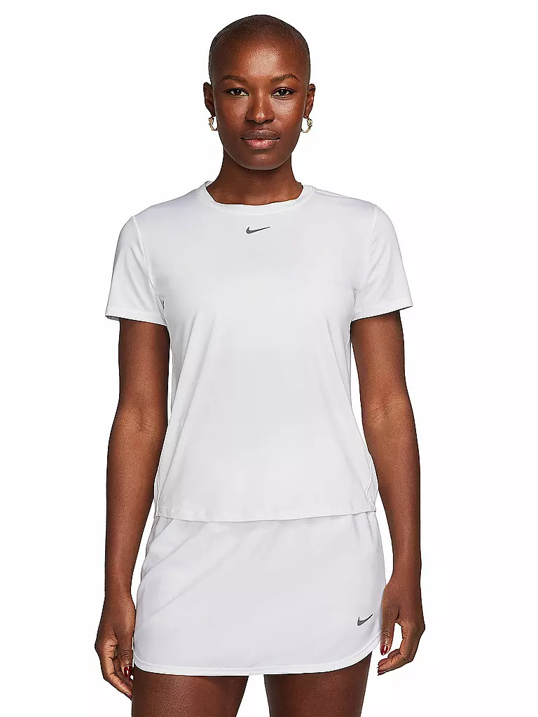 NIKE | Damen Fitnessshirt One Classic Dri-FIT | Blanc