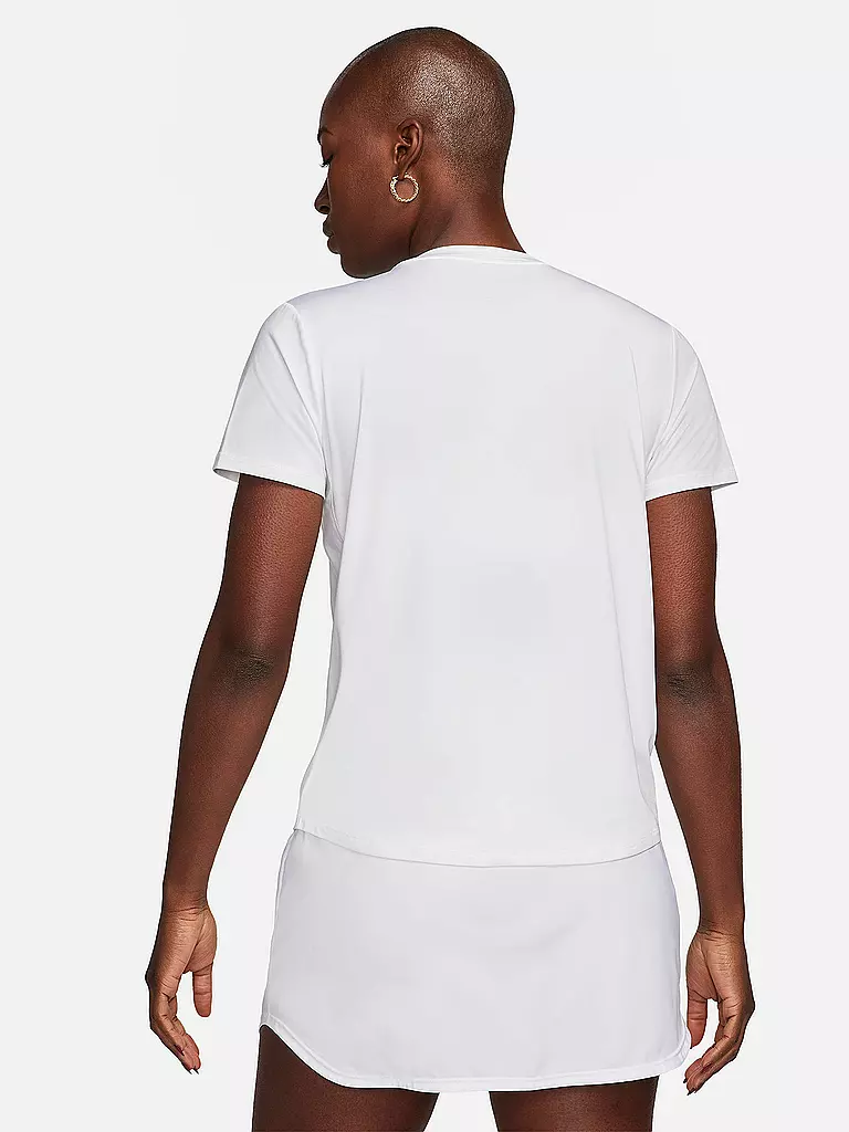NIKE | Damen Fitnessshirt One Classic Dri-FIT | Blanc