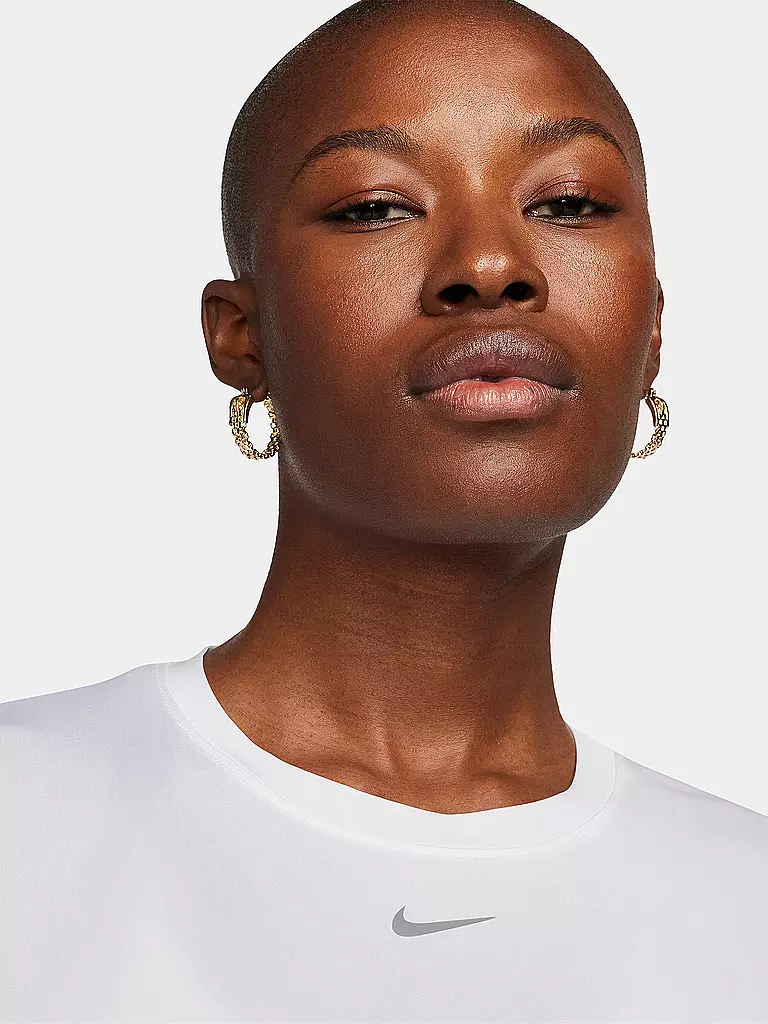 NIKE | Damen Fitnessshirt One Classic Dri-FIT | Blanc
