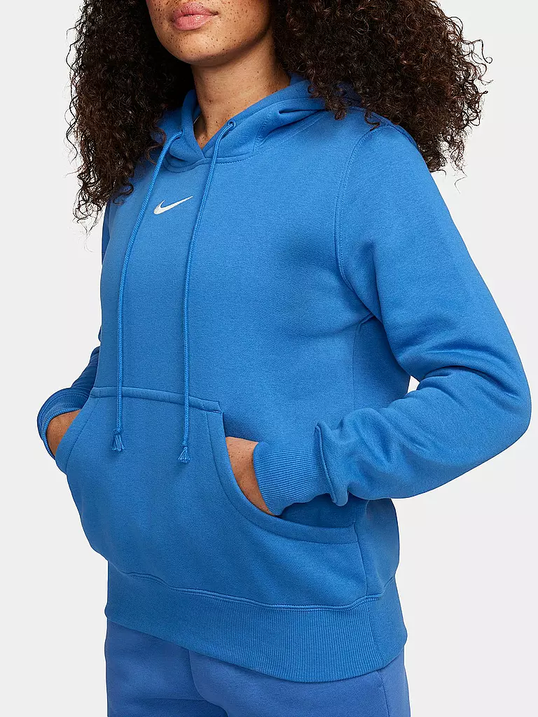 NIKE | Damen Hoodie Sportswear Phoenix Fleece | Bleu