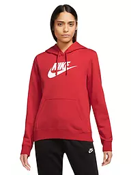 NIKE | Damen Kapuzenpullover Sportswear Club Fleece | Rouge