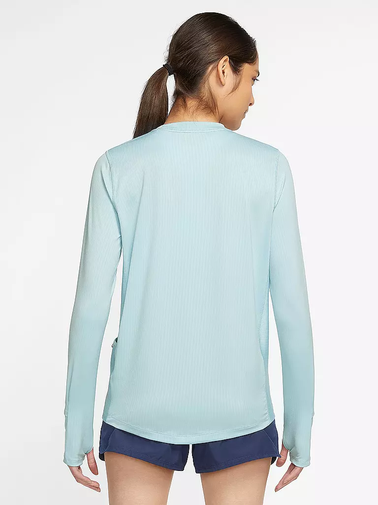 NIKE | Damen Laufshirt Dri-FIT Element | Bleu clair