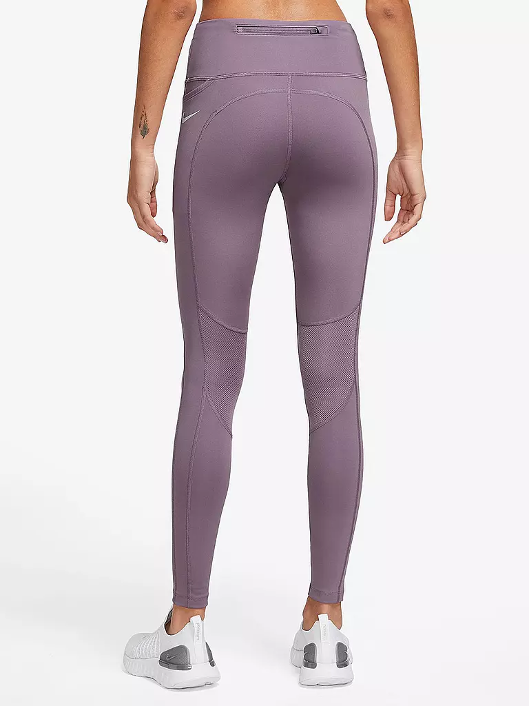 NIKE | Damen Lauftight Epic Fast Mid Rise | Lilas