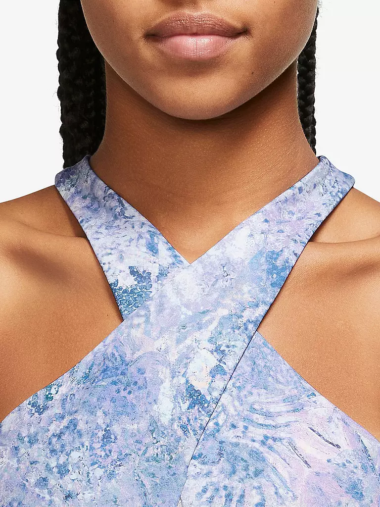 NIKE | Damen Sport-BH Dri-FIT Swoosh Medium Support | Bleu