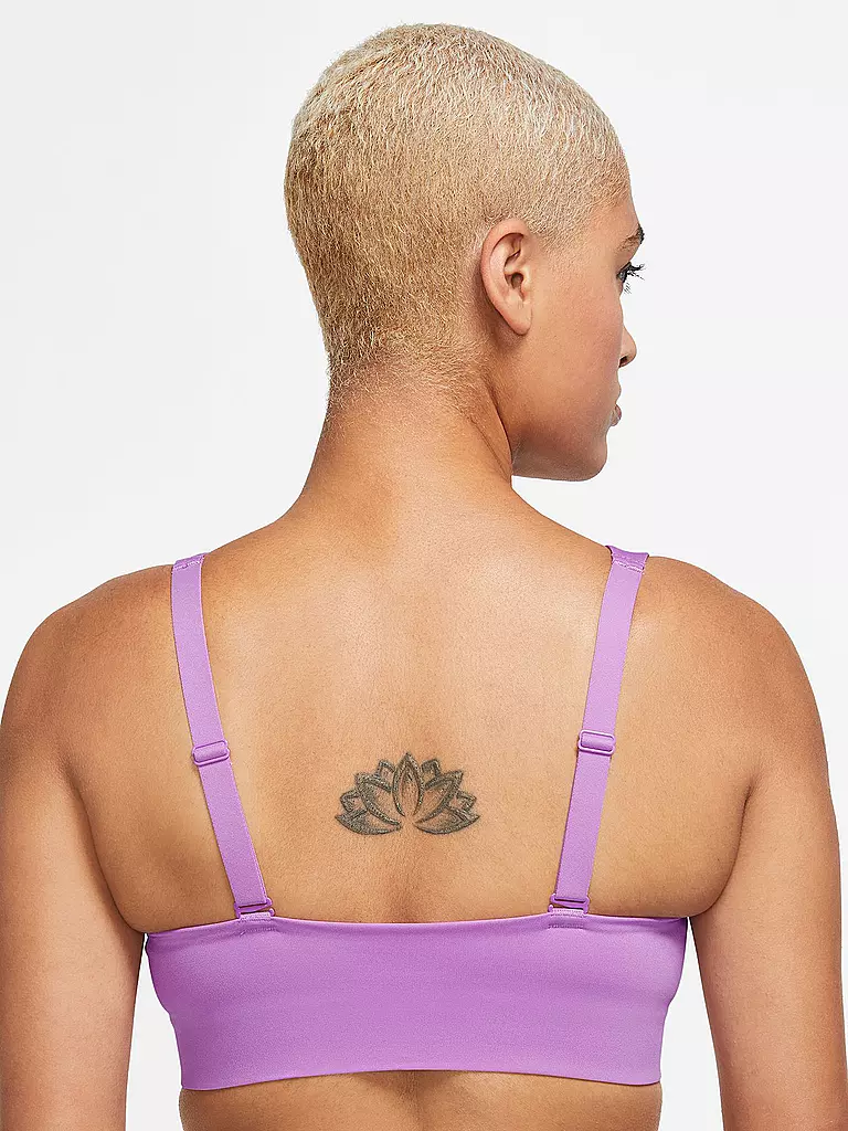 NIKE | Damen Sport-BH Indy Plunge Cutout Medium Support | Rose