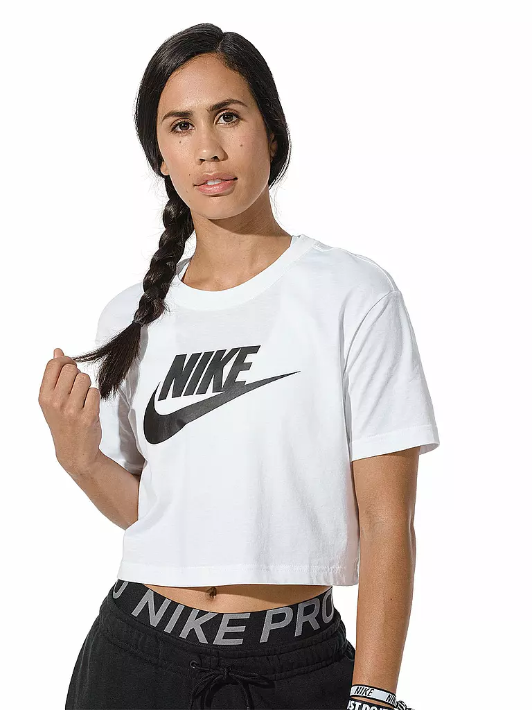 NIKE | Damen T-Shirt Sportswear Essential | Blanc