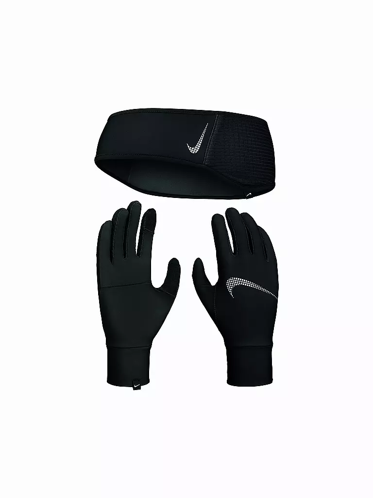 NIKE | Ensemble bandeau et gants pour femmes | Noir