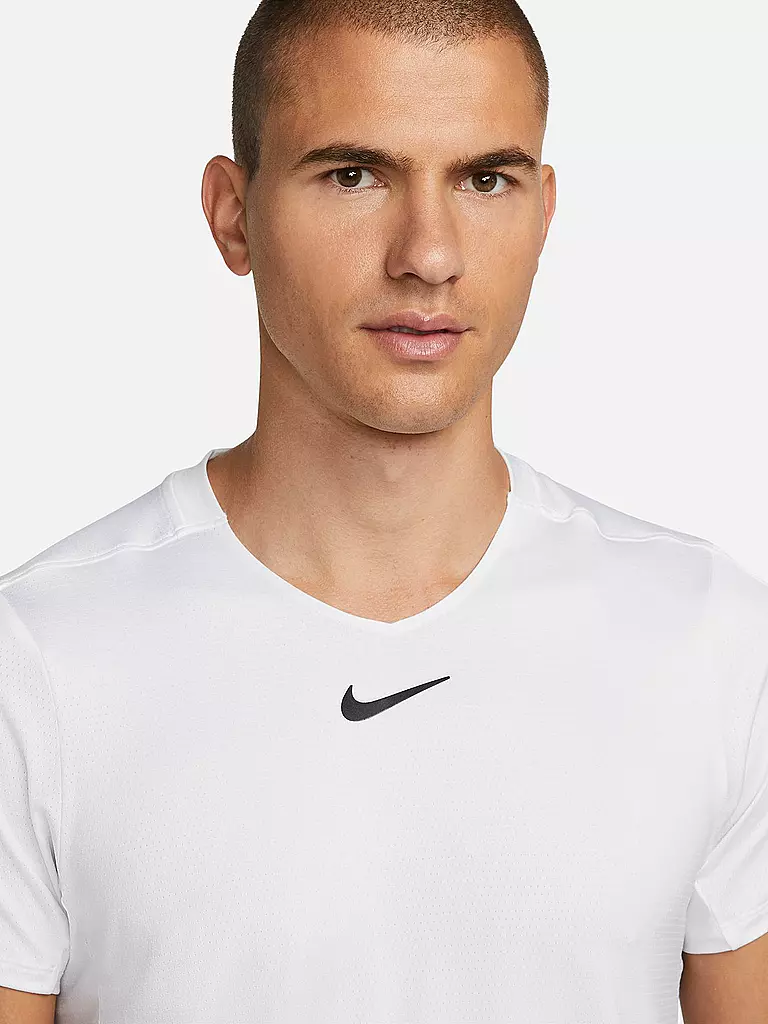 NIKE | Herren Laufshirt NikeCourt Dri-FIT Advantage | Blanc