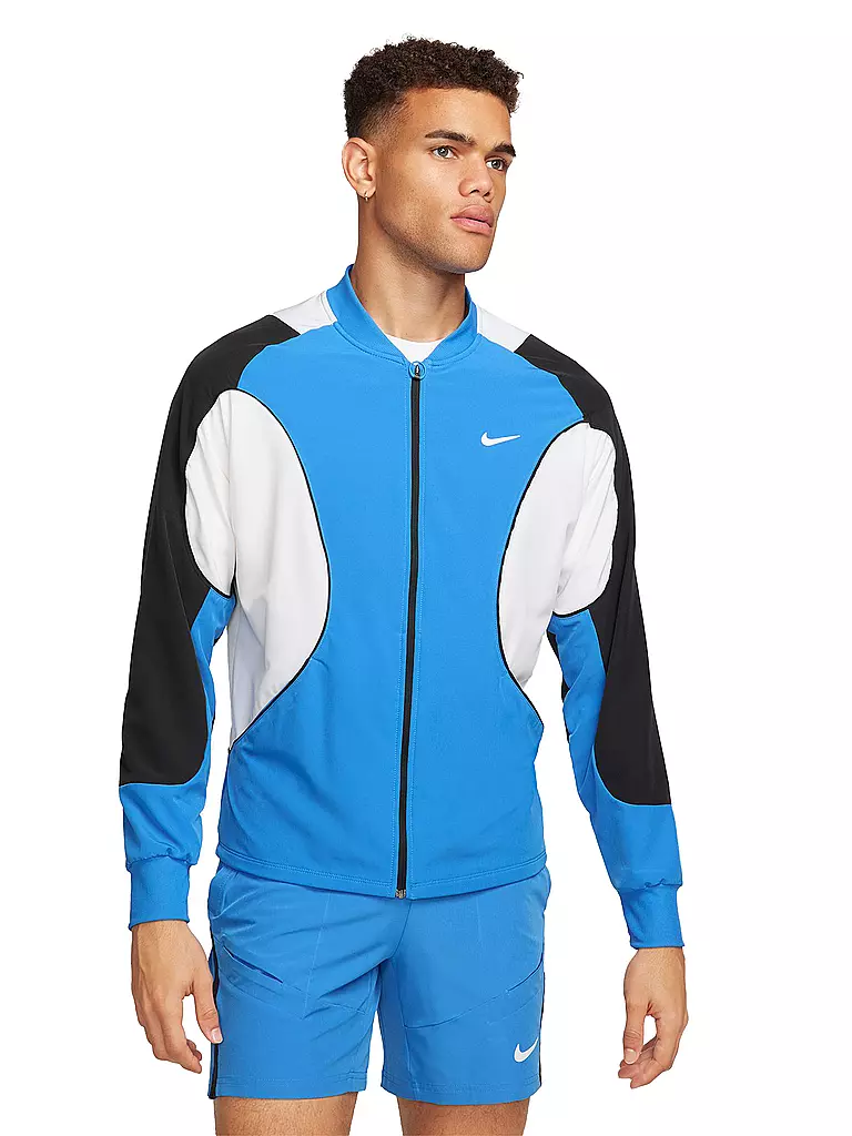 NIKE | Herren Tennisjacke NikeCourt Advantage Dri-FIT | Bleu