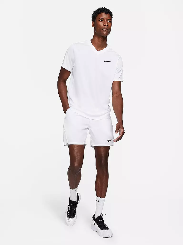 NIKE | Herren Tennisshort NikeCourt Dri-FIT Victory 7" | Blanc