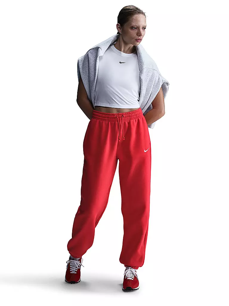 NIKE | Jogginghose NSW Phnx FLC pour femme | Rouge